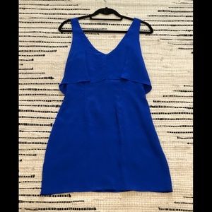 Charlie Jade Blue Silk Cocktail Dress